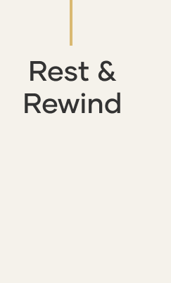 Rest & Rewind text image