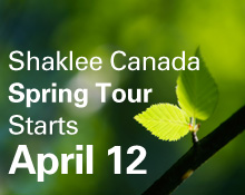 Shaklee Canada Spring Tour