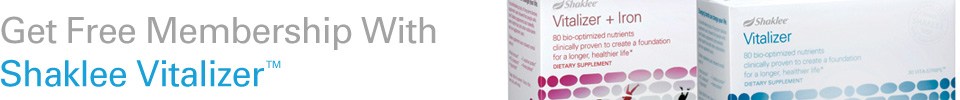 Get Free Membership With Shaklee Vitalizer!