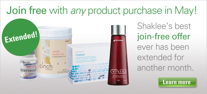 Join FREE with any product purchase in April!