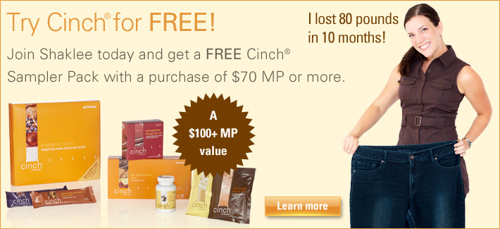 Get Cinch products for FREE!