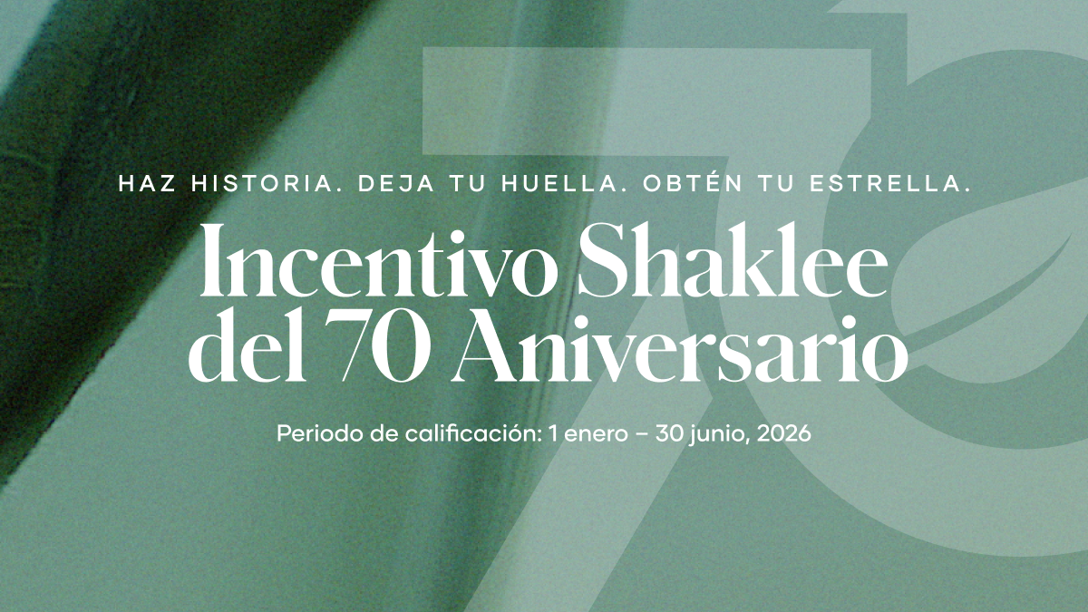 Shaklee 70th Annivesary incentive