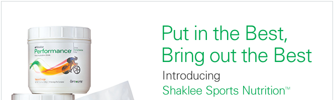 Introducing Shaklee Sports Nutrition